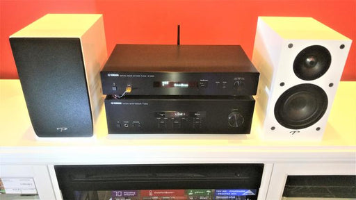 Yamaha and Paradigm | High Fidelity Audio Package - Yamaha R-S202 - Yamaha NP-S303 - Paradigm Atom Monitor SE-SONXPLUS Chambly