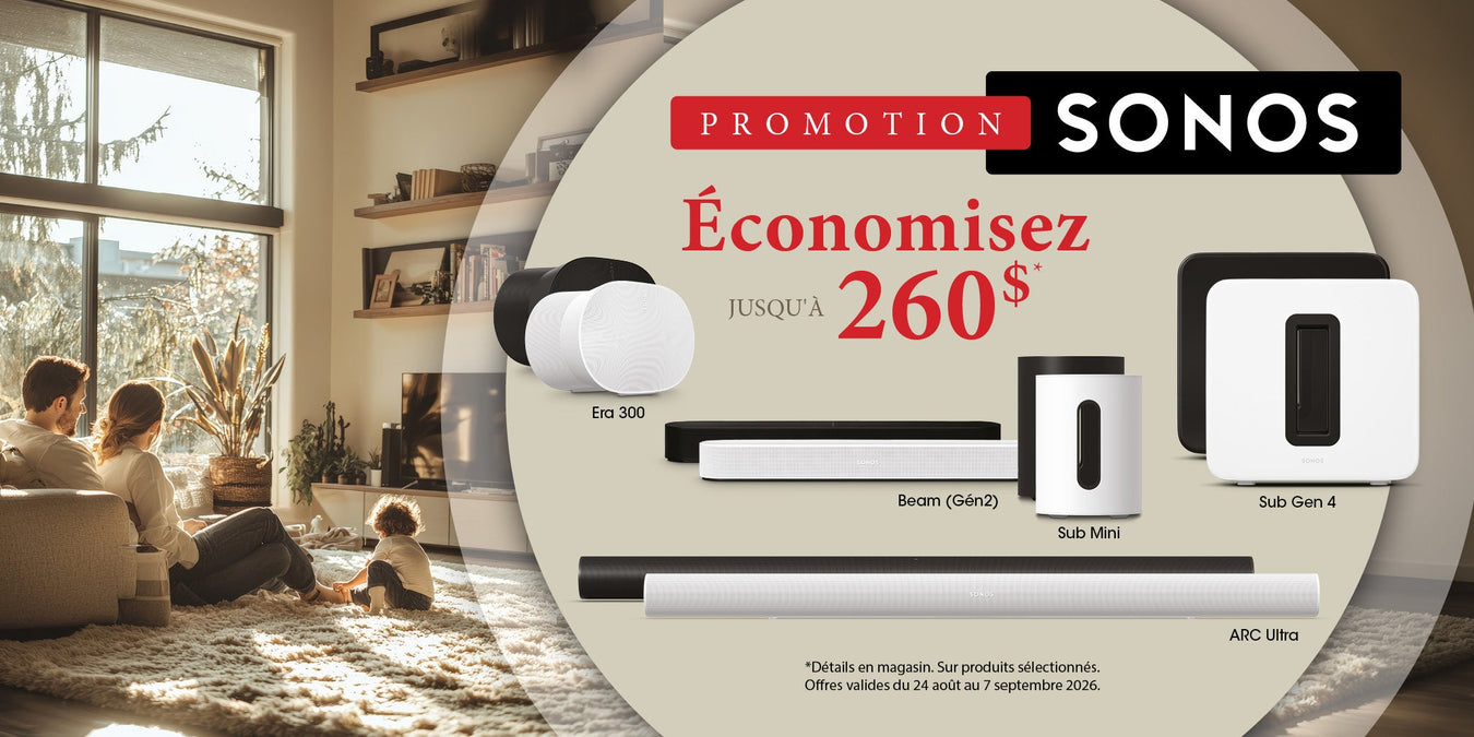 Promotion pour la fête du Travail avec Sonos | SONXPLUS Chambly
