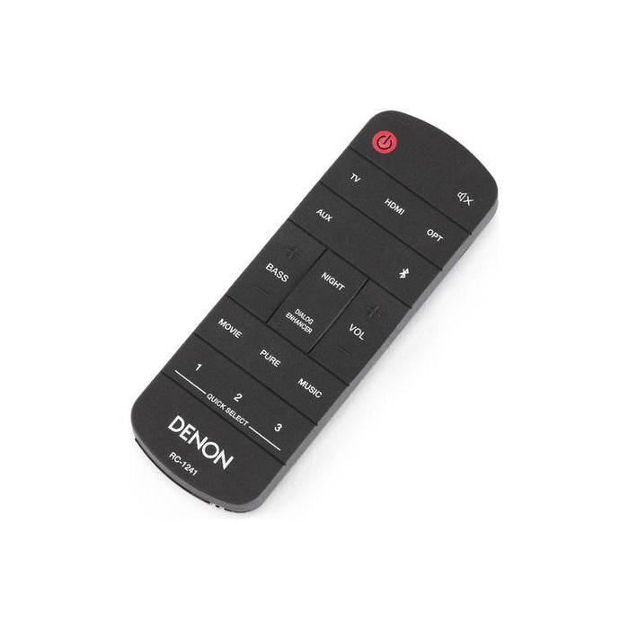 Denon Home SB550 | Barre de son 4.0 - Bluetooth - Conçu pour l'Audio 3D - Dolby Atmos - DTSX intégré - HEOS - Contrôle Tactile - Noir-SONXPLUS Chambly