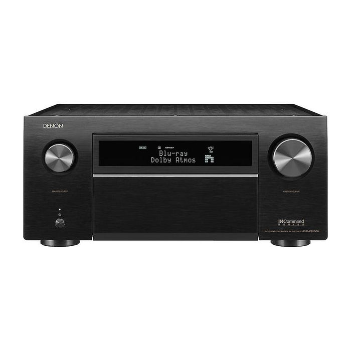 Denon AVRX8500HA | Récepteur AV 13.2 canaux - Réseau - Cinéma maison - Amplificateur de puissance monolithique - Bluetooth - Wi-Fi - 8K - HEOS - Noir-SONXPLUS Chambly