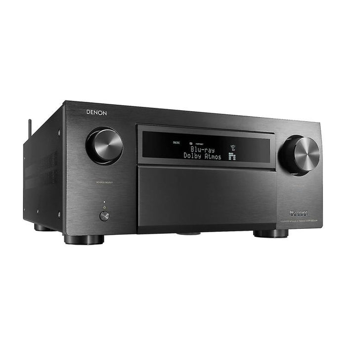 Denon AVRX8500HA | Récepteur AV 13.2 canaux - Réseau - Cinéma maison - Amplificateur de puissance monolithique - Bluetooth - Wi-Fi - 8K - HEOS - Noir-SONXPLUS Chambly