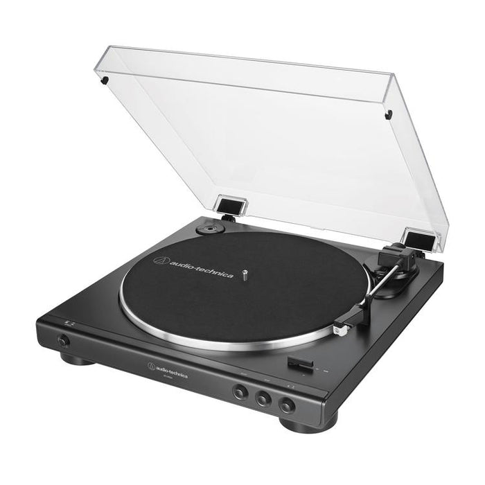 Audio-Technica AT-LP60XBK | Table tournante Stéréo - Entraînement par courroie - Entièrement automatique - Noir-SONXPLUS Chambly