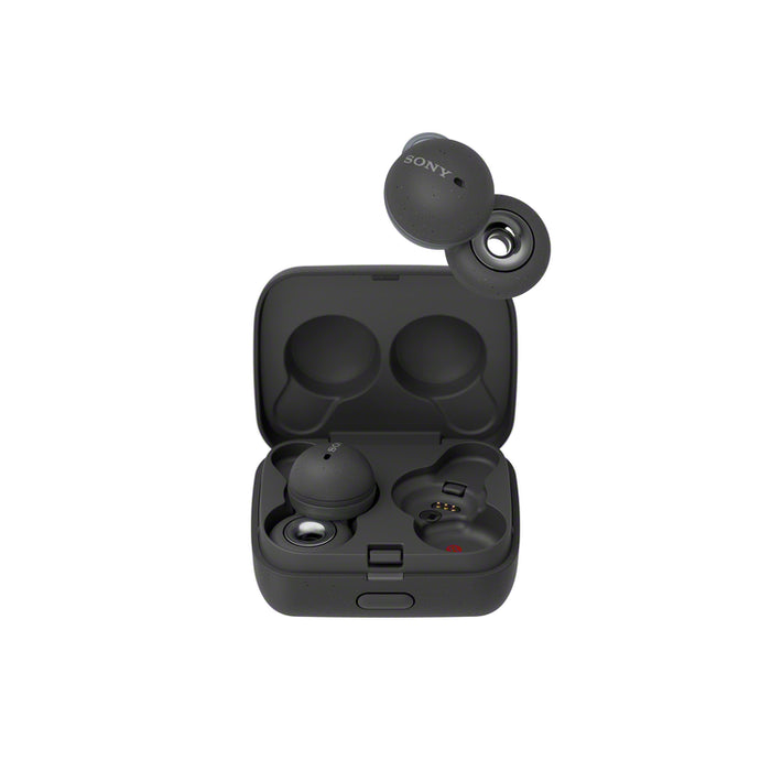 Sony WF-L900 | In-ear headphones - LinkBuds - 100% Wireless - Bluetooth - Microphone - Adaptive control - Up to 17.5 hours battery life - Grey-SONXPLUS Chambly