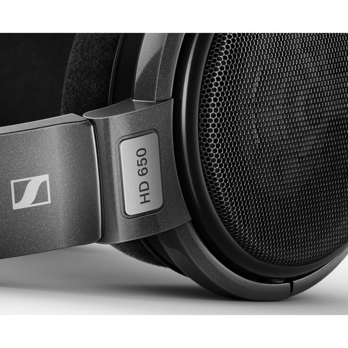 Sennheiser HD 650 | Dynamic circum-aural headphones - Open back design - For Audiophile - Wired - Detachable OFC cable - Black-SONXPLUS Chambly