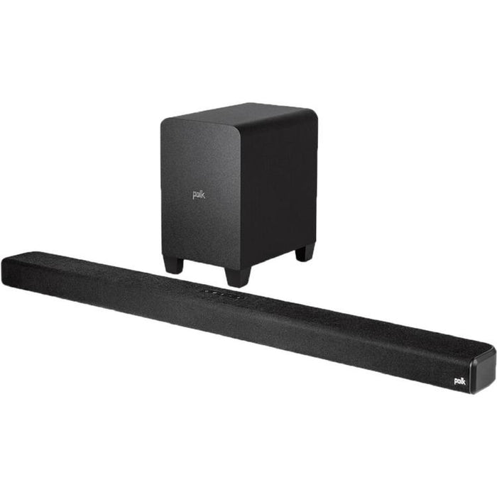 Polk Signa S4 | 3.1.2 Soundbar Dolby Atmos Certified - With Wireless Subwoofer - Bluetooth - Home Theater Experience - Voice Adjust - Black-SONXPLUS Chambly