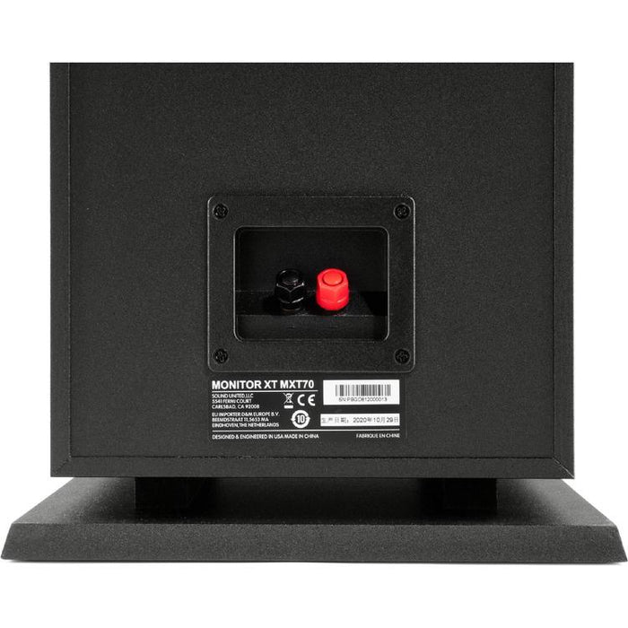 Polk Monitor XT70 | Haut-parleurs de plancher - Tour - Certifié Hi-Res Audio - Noir - Paire-SONXPLUS Chambly