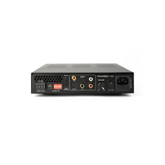 Paradigm X-500 | Stereo Amplifier - 2 channel or bridged single channel - Up to 500 watts of power - Slim - Black-SONXPLUS Chambly