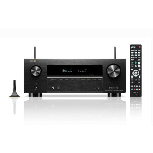 Denon AVRX2800H | Récepteur AV - 7.2 canaux d'amplification - Cinéma maison - 8K - HEOS - Noir-SONXPLUS Chambly