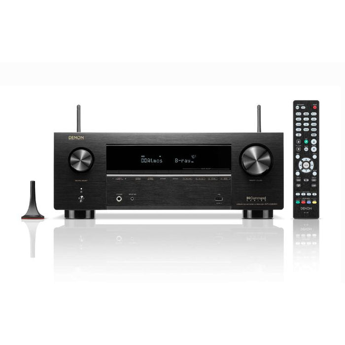 Denon AVRX2800H | AV Receiver - 7.2 Amplifier Channels - Home Theater - 8K - HEOS - Black-SONXPLUS Chambly