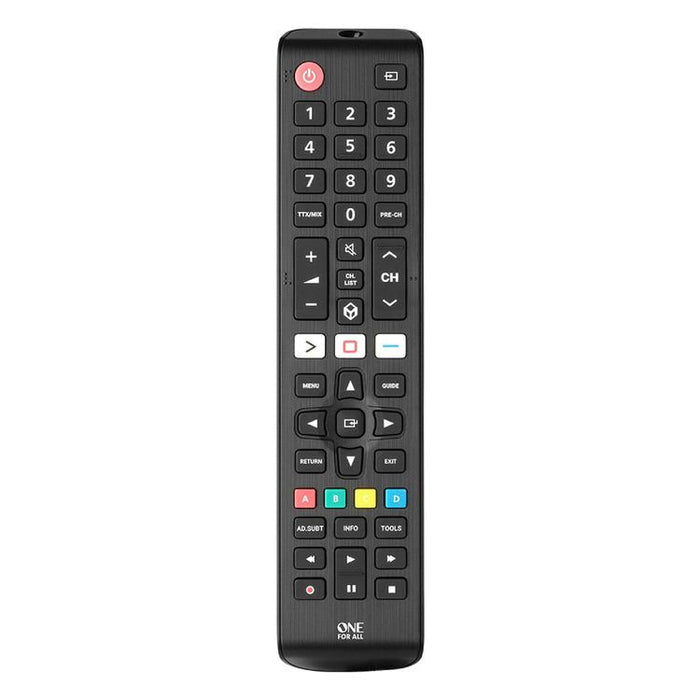 One for All URC4810R | Direct replacement remote control for any Samsung TV - Replacement Series - Black-SONXPLUS Chambly