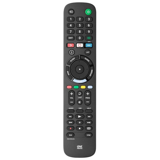 One for All URC4812R | Direct replacement remote control for any Sony TV - Replacement Series - Black-SONXPLUS Chambly