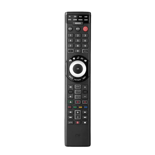 One for All URC7880R | Smart universal remote control for any TV - Smart Series - For 8 devices - Black-SONXPLUS Chambly