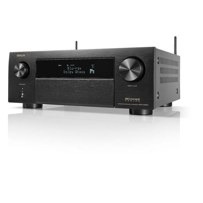 Denon AVRX4800H | 9.4 channel AV receiver - 8K - Auro 3D - Home theater - HEOS - Black-SONXPLUS Chambly