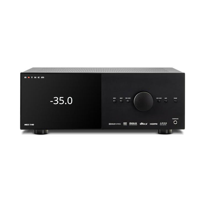 Anthem MRX 1140 8K | Home theater receiver - 15.2 channel Preamplifier and 11 channel Amplifier - 140 W - Black-SONXPLUS Chambly