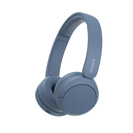 Sony WH-CH520 | Écouteurs supra-auriculaires - Sans fil - Bluetooth - Jusqu'à 50 heures d'autonomie - Bleu-SONXPLUS Chambly