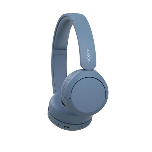 Sony WH-CH520 | Écouteurs supra-auriculaires - Sans fil - Bluetooth - Jusqu'à 50 heures d'autonomie - Bleu-SONXPLUS Chambly