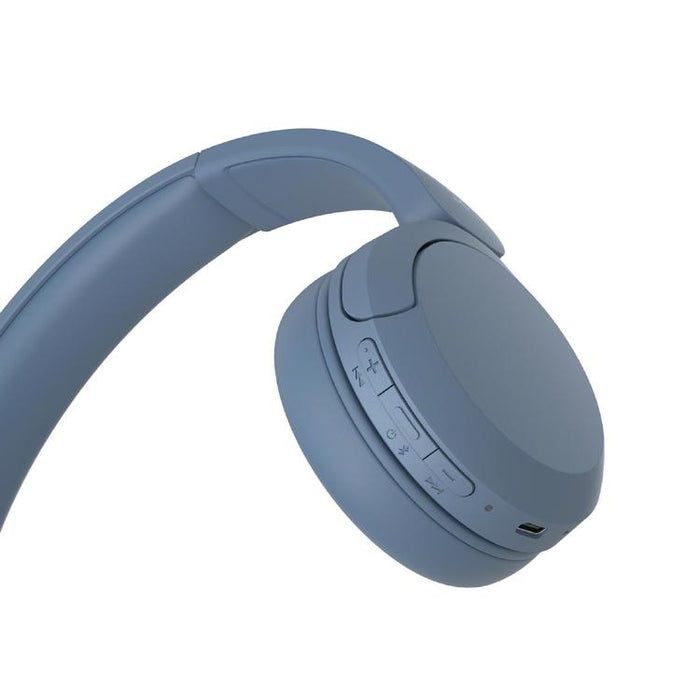 Sony WH-CH520 | Over-ear headphones - Wireless - Bluetooth - Up to 50 hours battery life - Blue-SONXPLUS Chambly