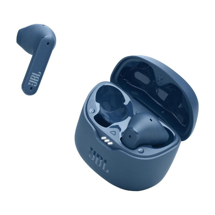 JBL Tune Flex | Écouteurs intra-auriculaires - 100% Sans fil - Bluetooth - Réduction de bruit - Conception Stick-open - IPX4 - Bleu-SONXPLUS Chambly