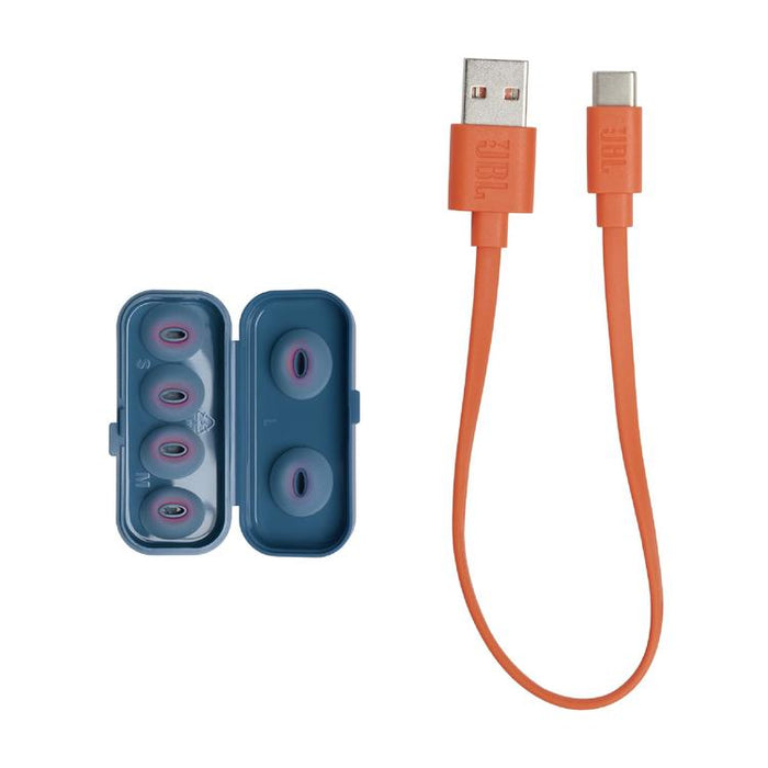 JBL Tune Flex | Écouteurs intra-auriculaires - 100% Sans fil - Bluetooth - Réduction de bruit - Conception Stick-open - IPX4 - Bleu-SONXPLUS Chambly