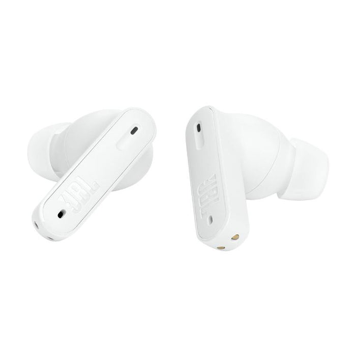 JBL Tune Beam | Écouteurs intra-auriculaires - 100% Sans fil - Bluetooth - Smart Ambient - Conception Stick-open - Blanc-SONXPLUS Chambly