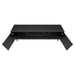 Monarch Specialties I 2781 | 72'' TV stand - Black base - With 2 faux wood doors-SONXPLUS Chambly