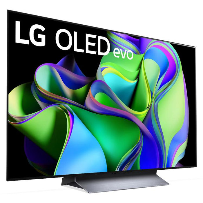 LG OLED48C3PUA | Téléviseur intelligent 48" OLED evo 4K - Série C3 - HDR - Processeur IA a9 Gen6 4K - Noir-SONXPLUS Chambly