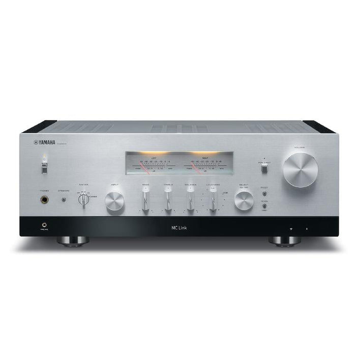 Yamaha RN2000A | Récepteur réseau hi-fi stéréo avec MusicCast - 120 W + 120 W - Airplay - Argent-SONXPLUS Chambly