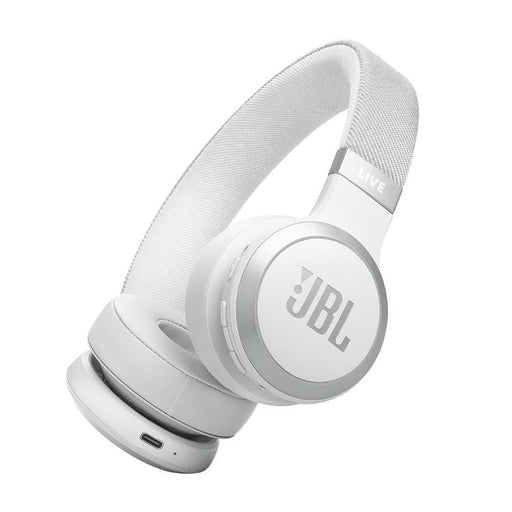 JBL Live 670NC | Around-Ear Headphones - Wireless - Bluetooth - White-Sonxplus Chambly
