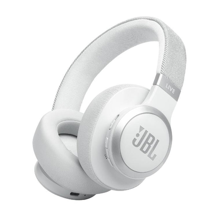 JBL Live 770NC | Écouteurs circum-auriculaires - Sans fil - Bluetooth - Blanc-SONXPLUS Chambly