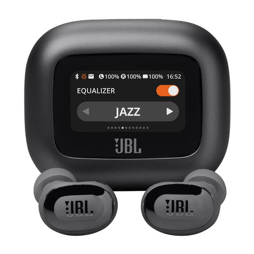 JBL Live Buds 3 | In-Ear Headphones - 1.45" LED Touch Screen - Bluetooth - Black-SONXPLUS Chambly