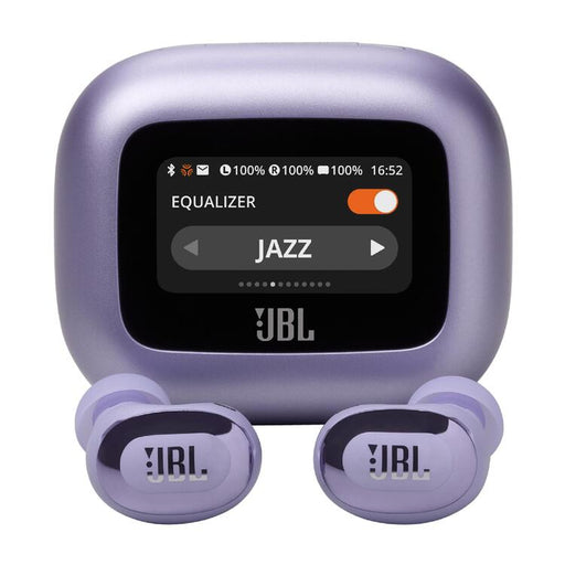 JBL Live Buds 3 | In-Ear Headphones - 1.45" LED Touch Screen - Bluetooth - Mauve-SONXPLUS Chambly