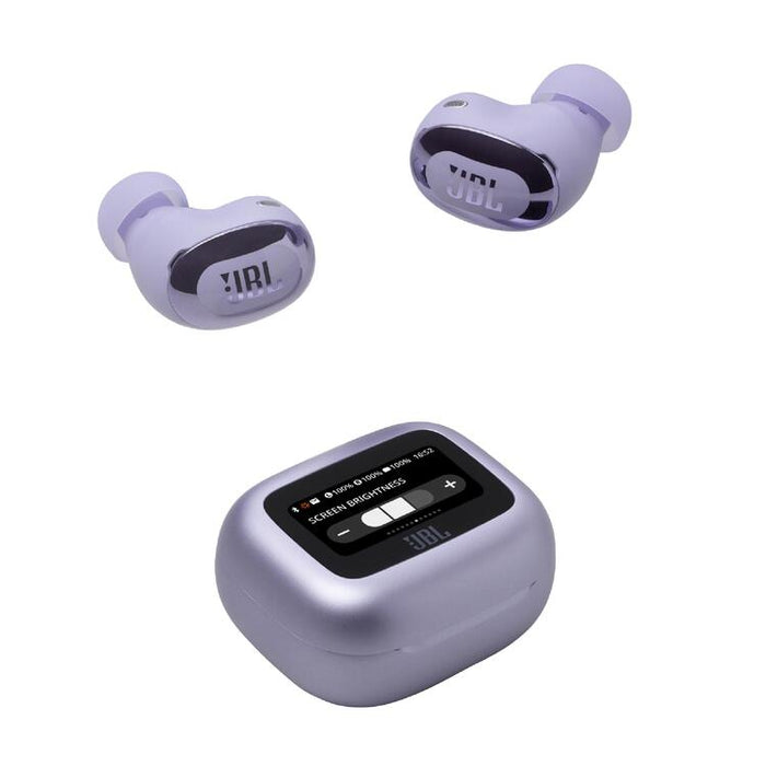 JBL Live Buds 3 | Écouteurs intra-auriculaires - Écran tactile LED 1,45" - Bluetooth - Mauve-SONXPLUS Chambly