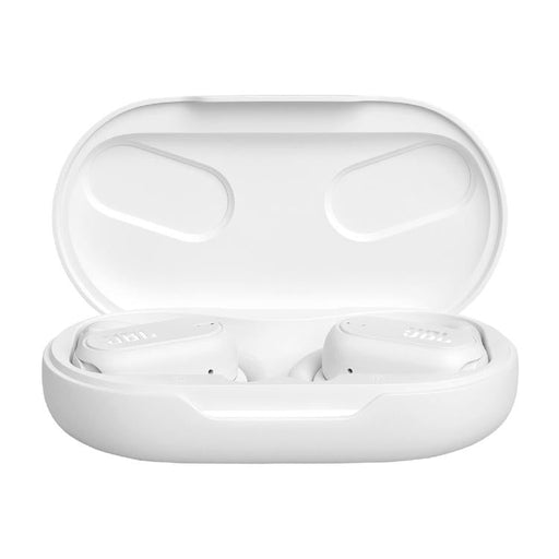 JBL Soundgear Sense | Écouteurs sportifs à conduction - Bluetooth - Blanc-Sonxplus Chambly