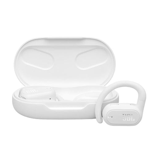 JBL Soundgear Sense | Sports Conduction Headphones - Bluetooth - White-Sonxplus Chambly