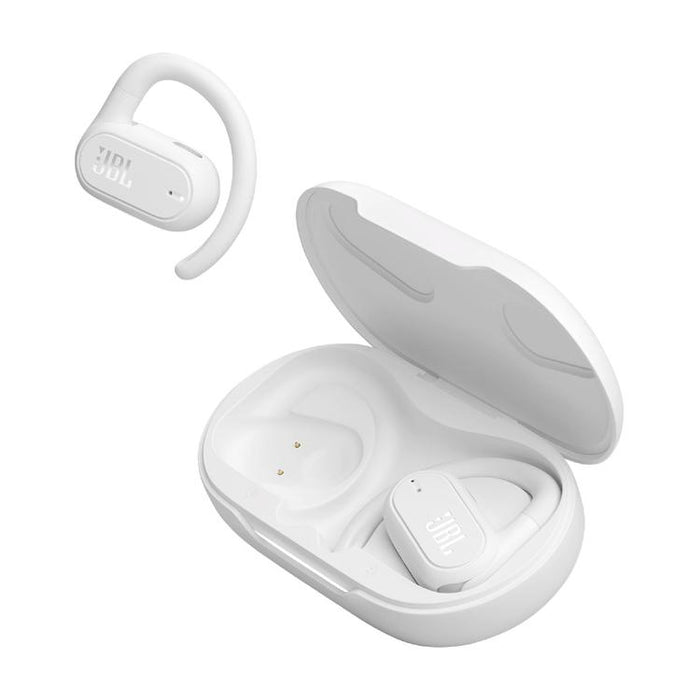 JBL Soundgear Sense | Écouteurs sportifs à conduction - Bluetooth - Blanc-SONXPLUS Chambly