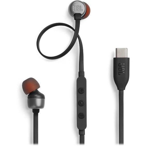 JBL Tune 310C | Écouteurs intra-auriculaires - Filaire - USB-C - Télécommande 3 boutons - Noir-Sonxplus Chambly