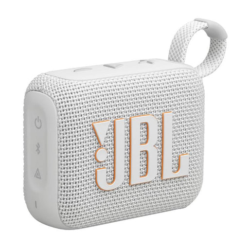 JBL GO 4 | Mini haut-parleur portable - Bluetooth - IP67 - Blanc-Sonxplus Chambly