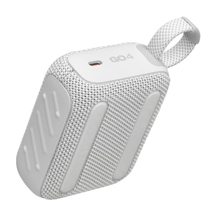 JBL GO 4 | Mini haut-parleur portable - Bluetooth - IP67 - Blanc-SONXPLUS Chambly