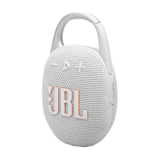 JBL Clip 5 | Portable Carabiner Speaker - Bluetooth - IP67 - White-SONXPLUS Chambly