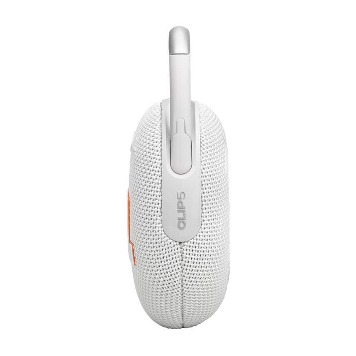 JBL Clip 5 | Haut-parleur à mousqueton portable - Bluetooth - IP67 - Blanc-SONXPLUS Chambly