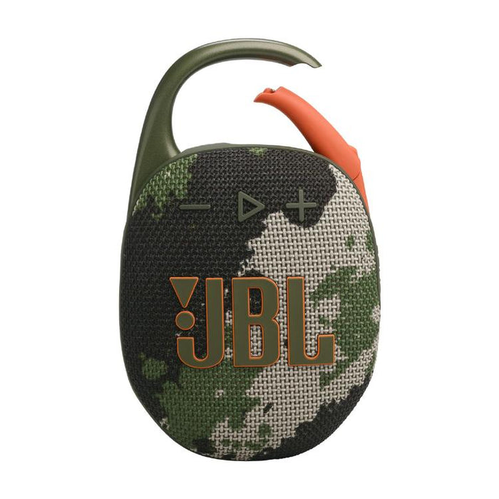 JBL Clip 5 | Haut-parleur à mousqueton portable - Bluetooth - IP67 - Camouflage-Sonxplus Chambly