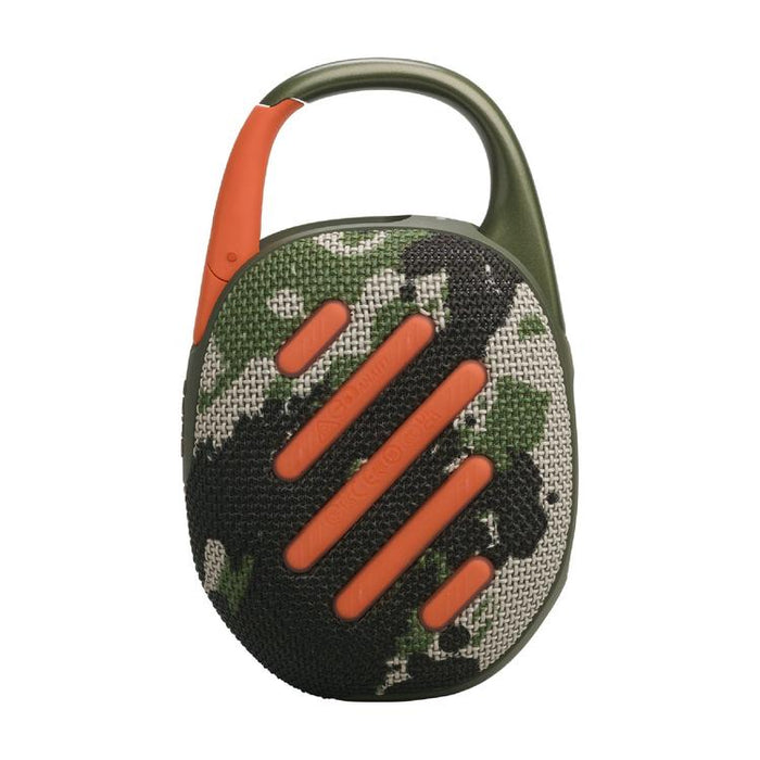 JBL Clip 5 | Haut-parleur à mousqueton portable - Bluetooth - IP67 - Camouflage-SONXPLUS Chambly