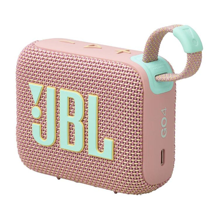 JBL GO 4 | Mini haut-parleur portable - Bluetooth - IP67 - Rose-SONXPLUS Chambly