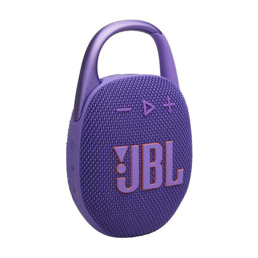 JBL Clip 5 | Haut-parleur à mousqueton portable - Bluetooth - IP67 - Mauve-SONXPLUS Chambly