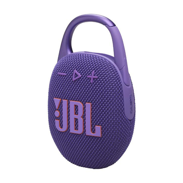 JBL Clip 5 | Haut-parleur à mousqueton portable - Bluetooth - IP67 - Mauve-SONXPLUS Chambly