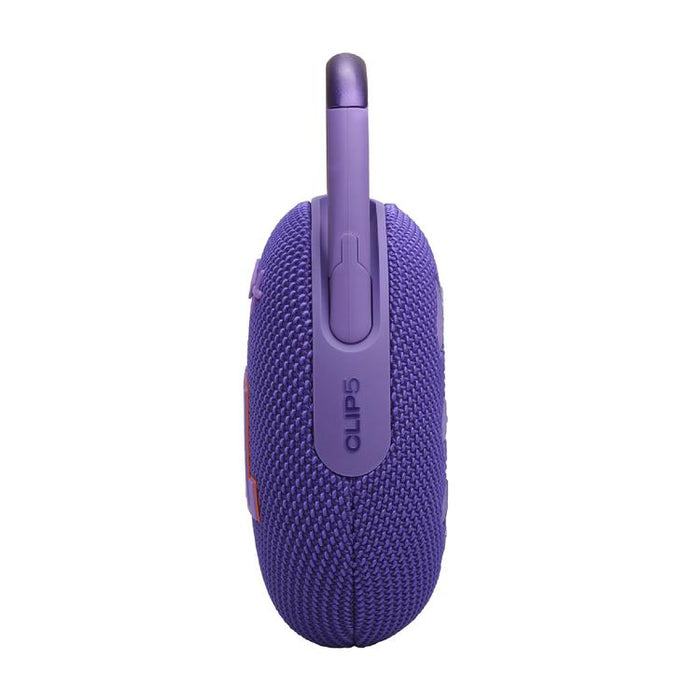 JBL Clip 5 | Haut-parleur à mousqueton portable - Bluetooth - IP67 - Mauve-SONXPLUS Chambly