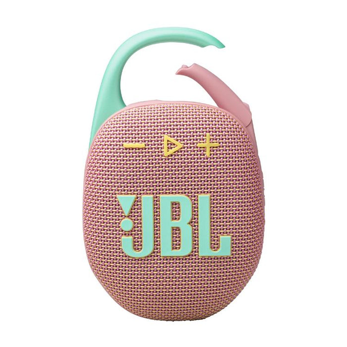 JBL Clip 5 | Haut-parleur à mousqueton portable - Bluetooth - IP67 - Rose-SONXPLUS Chambly