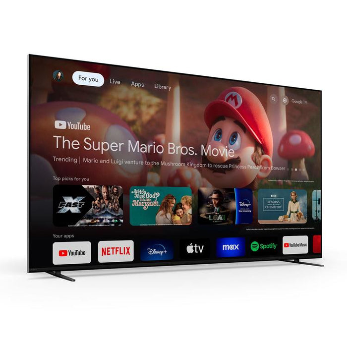 Sony BRAVIA7 K-65XR70 | Téléviseur 65" - Mini DEL - Série XR70 - 4K HDR - Google TV-SONXPLUS Chambly