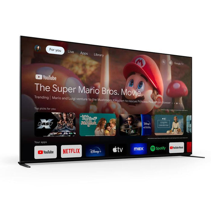 Sony BRAVIA 9 K-85XR90 | Téléviseur 85" - Mini DEL - Série XR90 - 4K HDR - Google TV-SONXPLUS Chambly