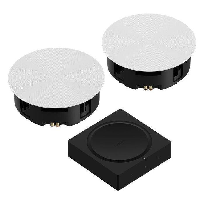 Sonos | In-Ceiling Set - Amp with 2 In-Ceiling 8" Speakers - Wi-Fi-SONXPLUS Chambly